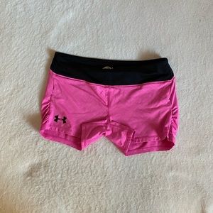 Athletic shorts  YLG  pink and black  Under Armour